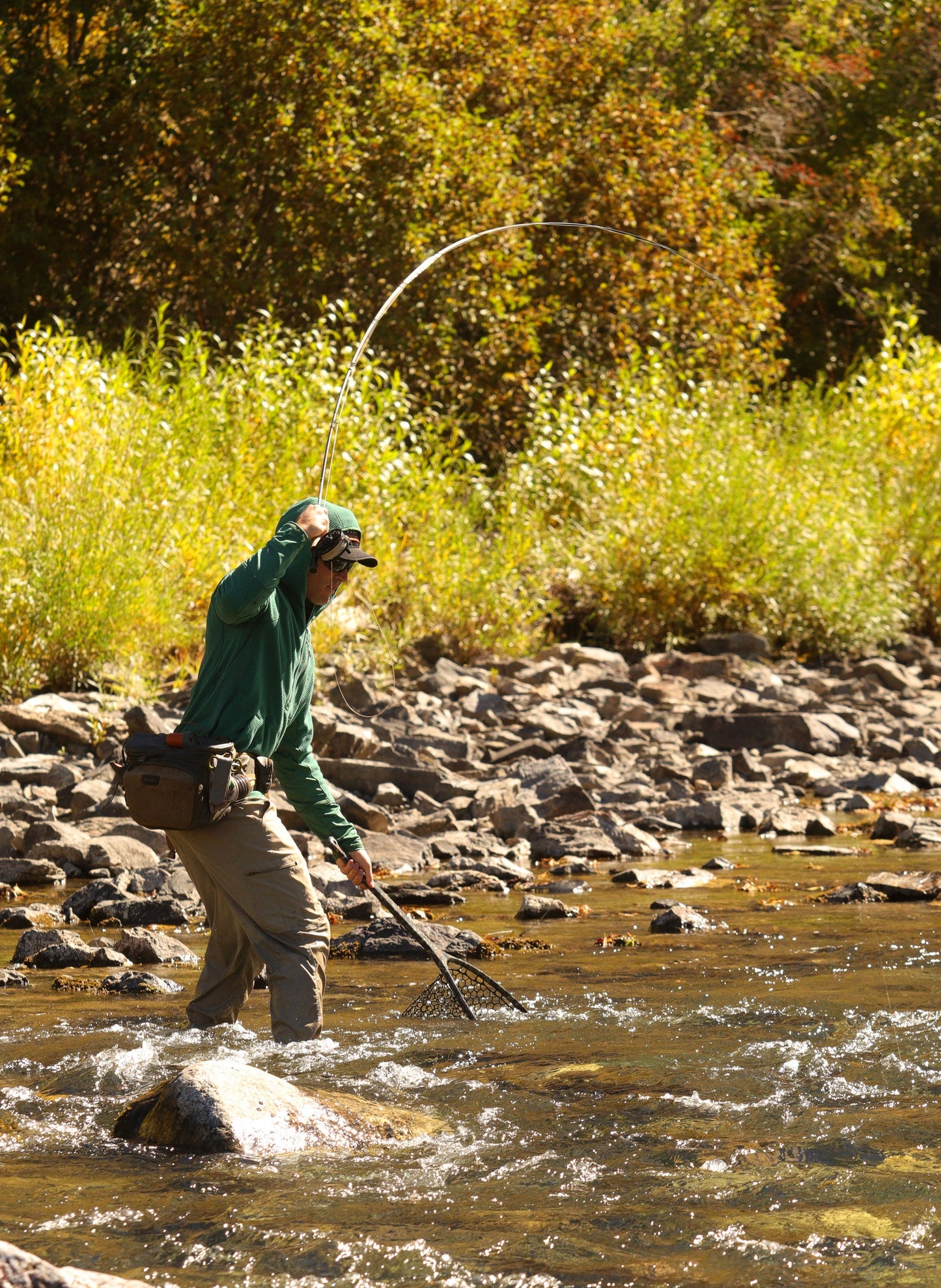 Rocky Mountain Grid Fleece - Salt Green Steely Zips
