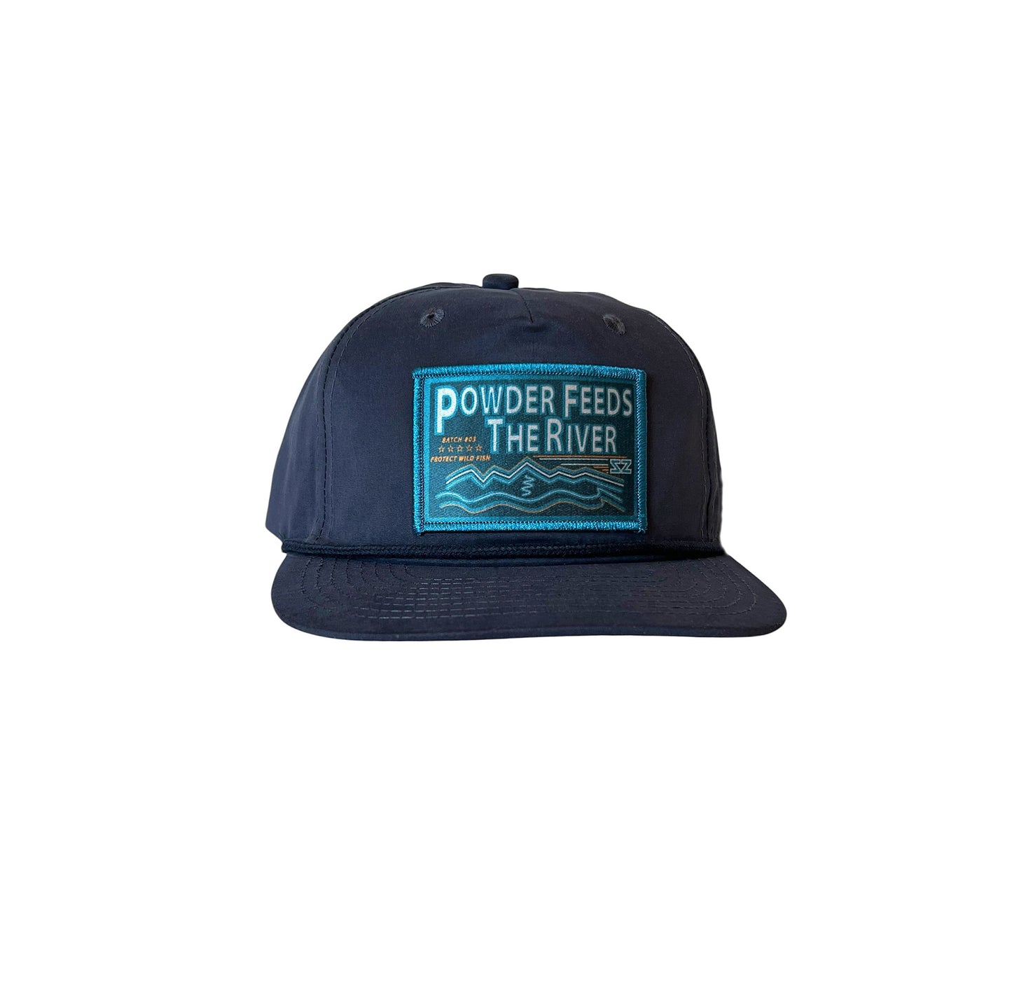 Lid Navy Rope Patch Hat Steely Zips