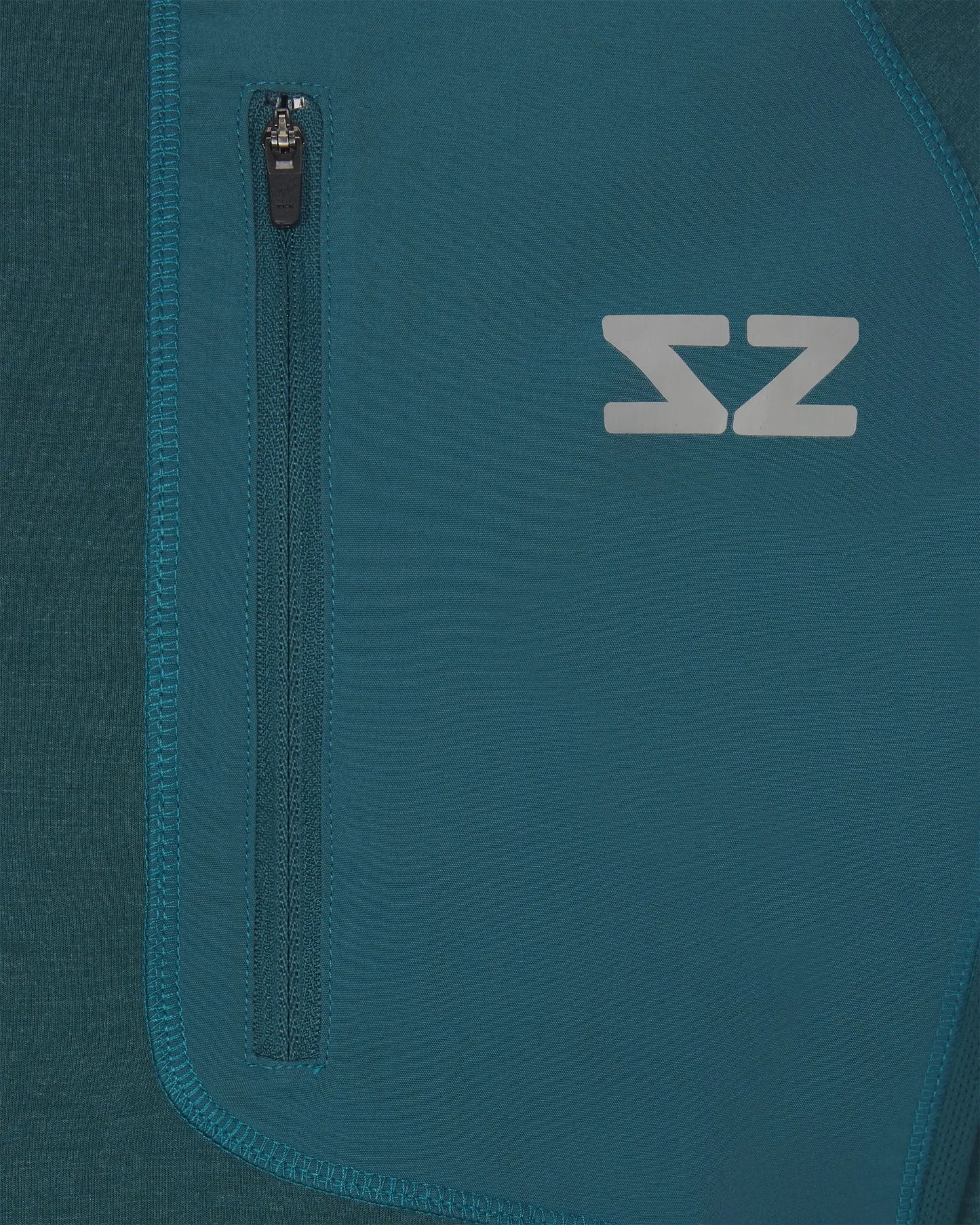 Solar Sanctuary Sun Hoodie - Teal - Steely Zips