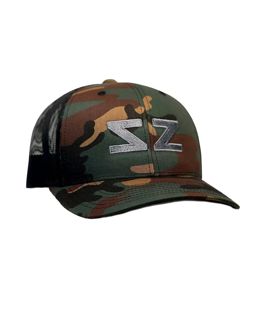 Lid Creek Camo Logo Steely Zips