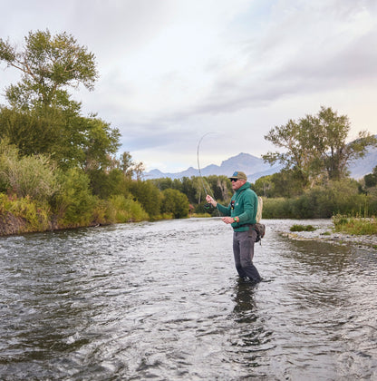 Rocky Mountain Grid Fleece - Salt Green Steely Zips